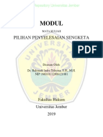 Buku-Modul Pilihan Penyelesaian Sengketa-Rahmadi Indra Tektona