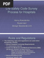 Life Safety Code Survey Process (For Hospitals) Design Standards Unit Rules and Regulations