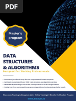 Data Structures & Algorithms: Master's Program