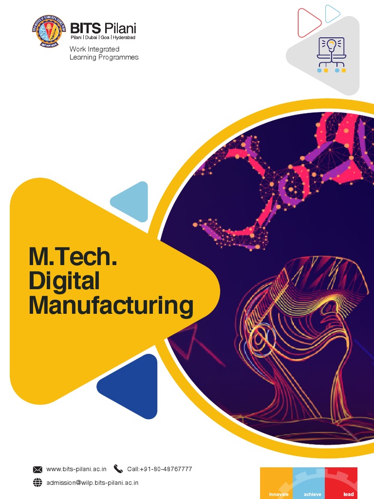 M.Tech in Digital Manufacturing at BITS Pilani | PDF | Simulation ...