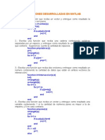 Funciones Desarrolladas en Matlab