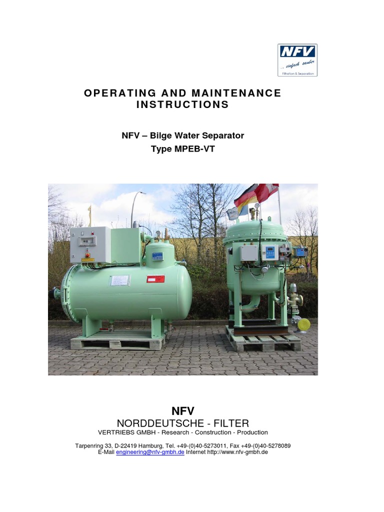 NFV - Bilge Water Separator Type MPEB