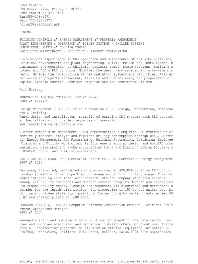 HVAC/R & Process Automation Engineer | Hvac | Automation