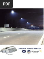 Streetsense Series Led Street Light: Patent Pending