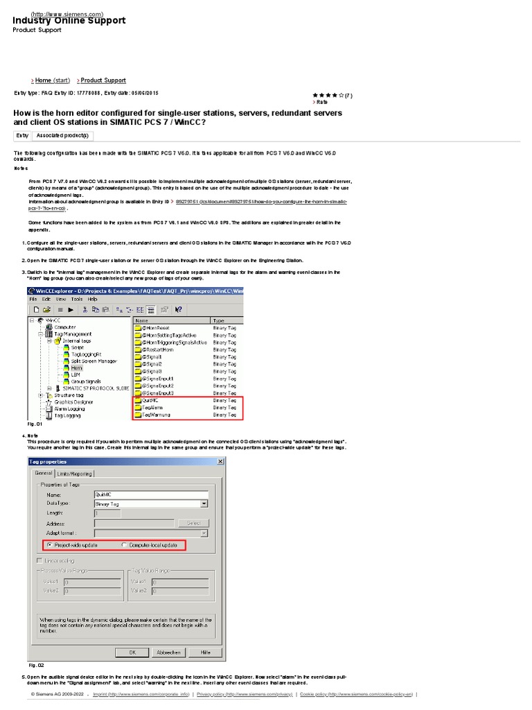 Horn For Server Client PCS 7 | PDF | Server (Computing) | Http Cookie