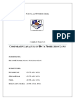 Cyber Law - Comparitive Analysis of Data Protection Laws