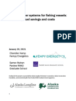 Electric power systems for fishing vessels: Feasibility, fuel savings and costs