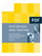 Indo-US Cyber Security Seminar - Internet Threats