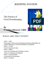 5S Housekeeping System: The Practice of Good Housekeeping by P.Vidhyadharan CBRE