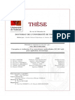 Julio BRANDELERO 2015 - Conception Et Réalisation d'Un Convertisseur Multicellulaire DC-DC Isolé Pour Application Aéronautique