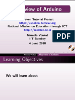 Overview of Arduino: Spoken Tutorial Project National Mission On Education Through ICT