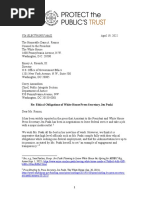 Psaki Letter Regarding Ethics and Non-Federal Employment