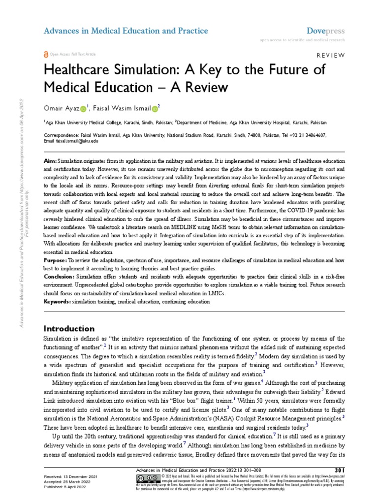 Healthcare Simulation | PDF | Simulation | Medical Education