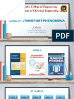 Ch8791 Transport Phenomena