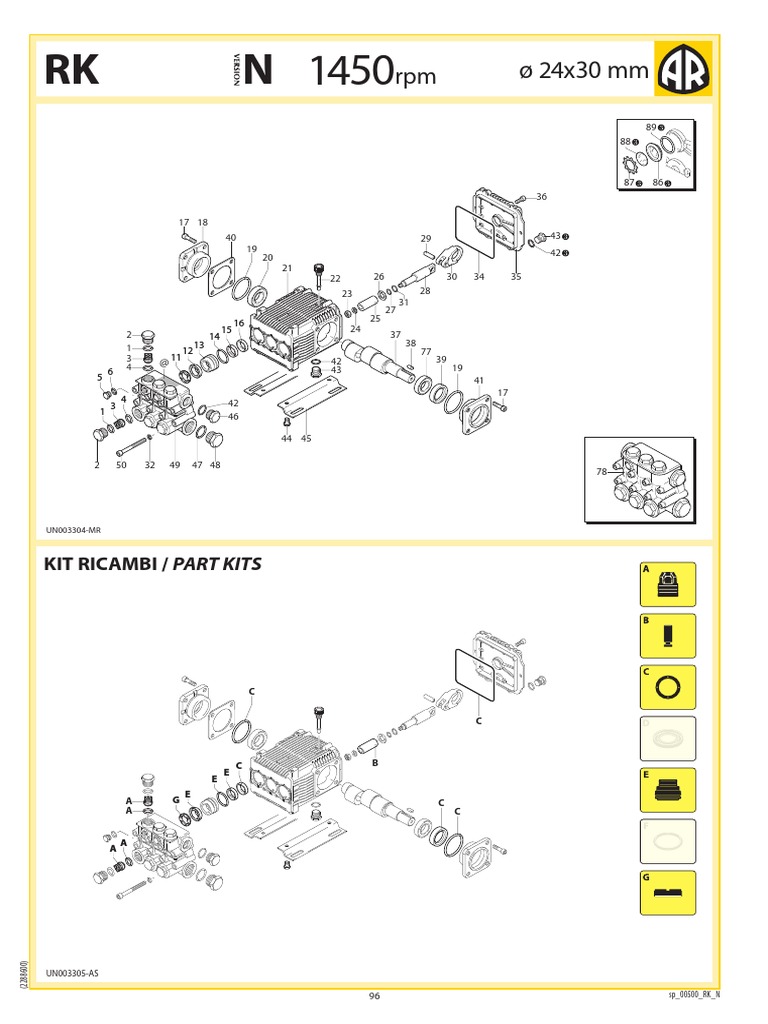 Spare Parts List RW 15.20H | PDF