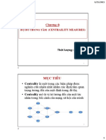 Chương 4 - Đ ĐO TRUNG TÂM (Centrality Measures)