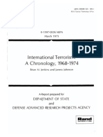 International Terrorism. 1968-1974
