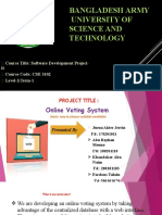 Online Voting System Project Proposal (Presentation Slide)