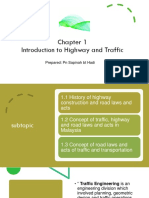 Chapter 1 Introduction To Highway and Traffic