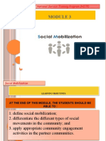 Module 3 Social Mobilization