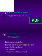 JDBC and Database Programming in Java