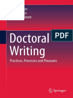 8 Doctoral Writing Practices Processes and Pleasures