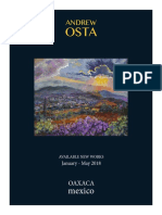 Andrew Osta Artwork Catalogue 2018 Oil Paintings Mexican Ukrainian Canadian Artist