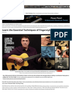 Learn The Essential Techniques of Fingerstyle Acoustic Guitar - Acoustic Guitar