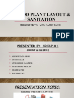 Food Plant Layout and Sanitation - Presentation