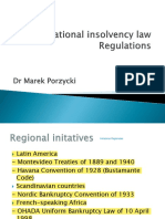 Presentation 3 Regulations of International Insolvency Law