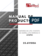 Manual de Producto Netion 25.6V100AH