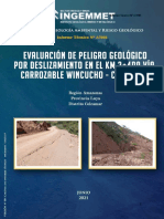 11617 Informe Tecnico n0 a7095 Evaluacion de Peligros Geologicos Por Deslizamiento en El Km 2400 via Carrozable Wincucho Colcamar Distrito Colcamar Provinci