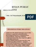 Pengertian Dan Definisi Public Relations