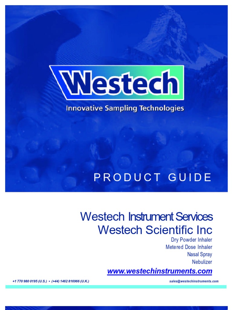 Westech ProductGuide 2010 2-11 | PDF | Aerosol | Particulates