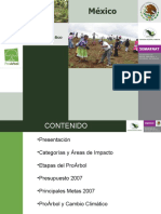 ProÁrbol y Cambio Climático en México