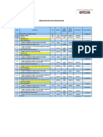 4. Presupuesto de Estructura