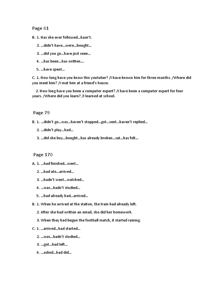 The Present Perfect Vs The Past Simple | PDF | Language Arts ...