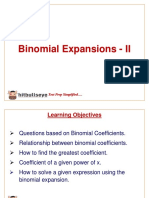 Binomial Expansions - II: Test Prep Simplified