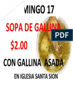 Sopa de Gallina