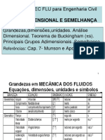 Aula L1 - Análise Dimensional - Prof Sadalla