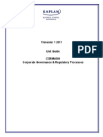 CGRM4000 Corporate Governance Unit Outline