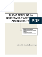 Nuevo Perfil de la Secretaria y Asistente Administrativa