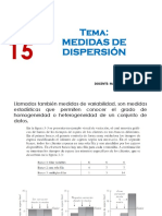 Semana 15 - Medidas de Dispersión