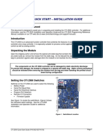 Cti 2500 Quick Start - Installation Guide: Purpose of This Document