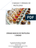 Cremas básicas de pastelería