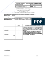 Formato de Informe Semestral de Residencias Profesionales Por Competencias