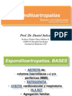 Espondiloartropatías. Bases Conceptuales. Guía. Prof. DR Daniel Salica