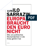 Thilo Sarrazin - Europa Braucht Den Euro Nicht-DVA (2012)