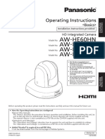 Panasonic AW-HE60 Manual