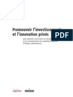 InfoDev - And.alcatel Joint - Study Promoting - Private.sector - Investment.and - Innovation 2005 French